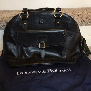 Dooney and Burke black leather purse